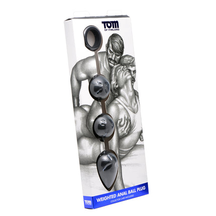 Tom of Finland Weighted Anal Ball Beads - Sex Toys