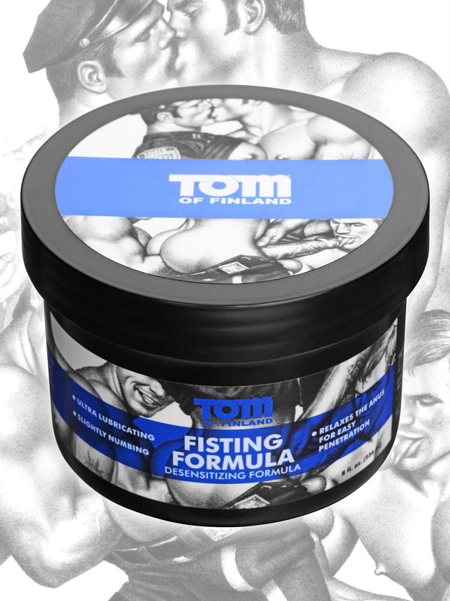 Tom of Finland Fisting Formula Desensitizing Cream - 8 oz - Lube, Toy Care and Better Sex