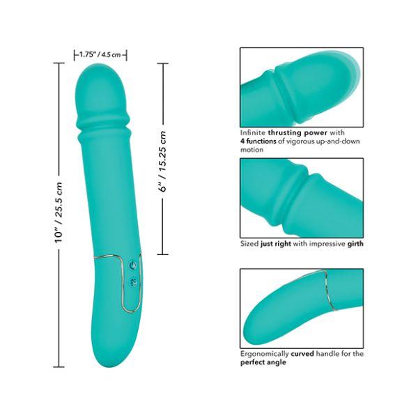 Shameless Flirt Thrusting Vibrator - Sex Toys