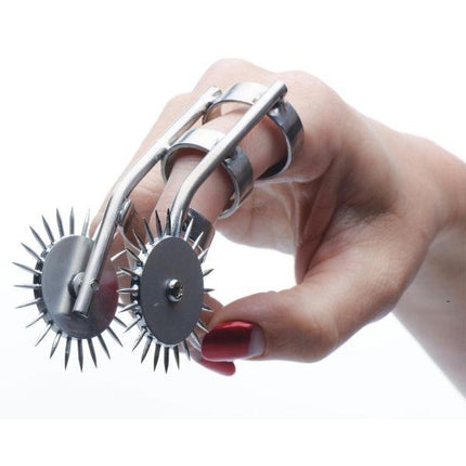 Spikes Double Finger Pinwheel - BDSM Gear