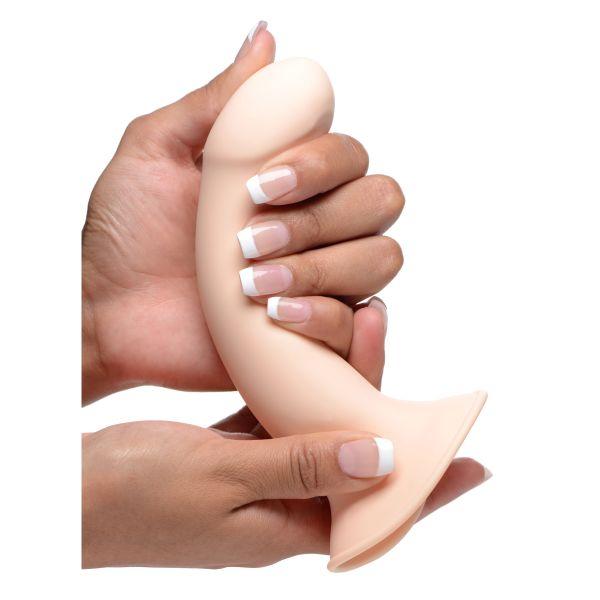 Squeezable Phallic Memory Silicone Dildo - Sex Toys