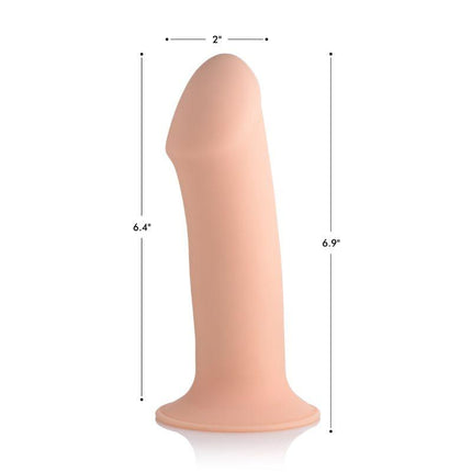 Squeezable Thick Phallic "Memory Silicone" Dildo - Sex Toys