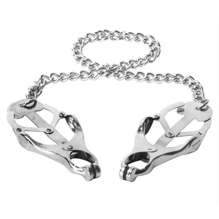 Sterling Monarch Clover Nipple Clamps - BDSM Gear