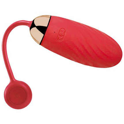 Svakom Ella Bluetooth Enabled Vibrating Egg - Red - Sex Toys