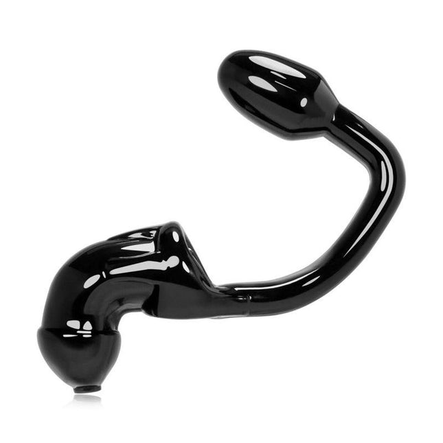 OxBalls Tailpipe Chastity Cock-Lock with Attached Butt Plug - Black - BDSM Gear