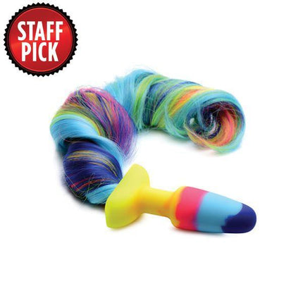 Tailz Rainbow Unicorn Tail Anal Plug - Sex Toys