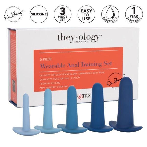 They-ology 5 Piece Wearable Anal Training Set - Sex Toys
