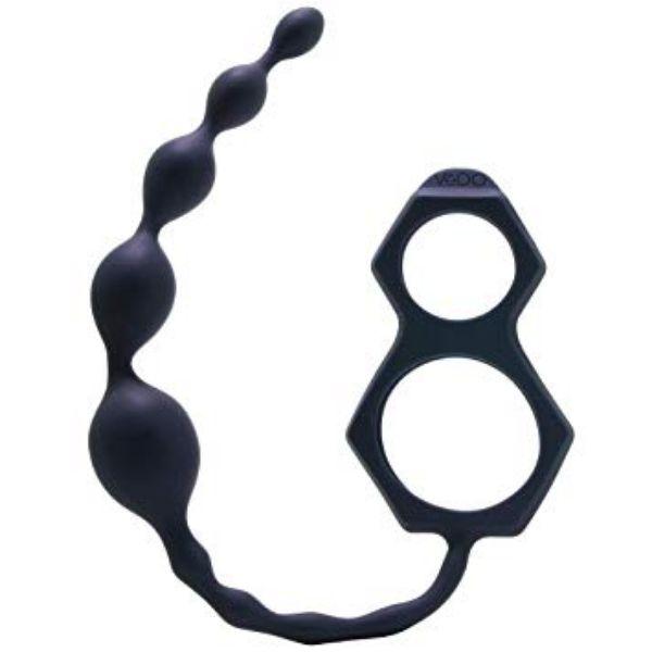 VeDO Scorpio C-Ring & Anal Chain Black - Sex Toys