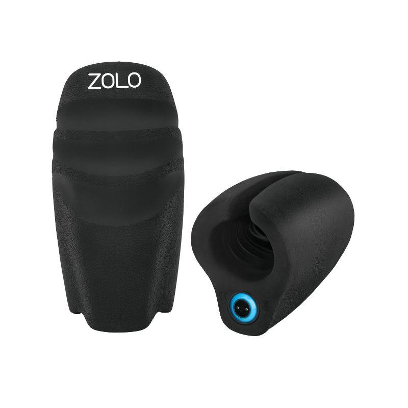 Zolo Cockpit Palm Sized Stroker - Squeezable Vibrating XL Male Stimulator - Sex Toys