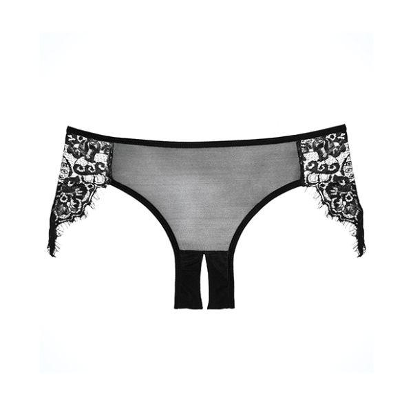 Adore Lavish and Lace Crotchless Panty - One Size - Kink Store