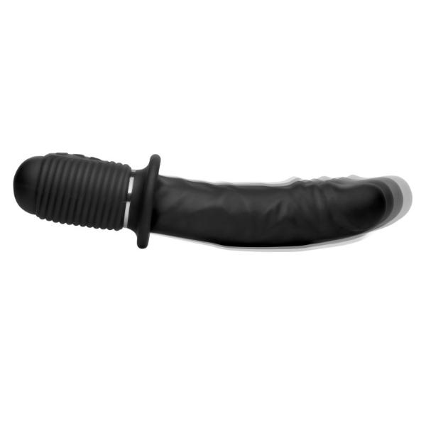 Power Pounder Vibrating and Thrusting Silicone Dildo - Sex Toys