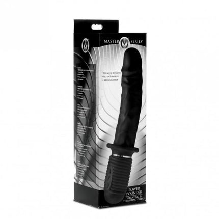Power Pounder Vibrating and Thrusting Silicone Dildo - Sex Toys