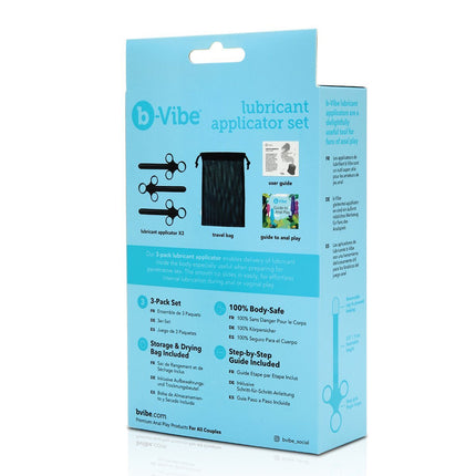 b-Vibe 3 Piece Lubricant Applicator Set - Kink Store
