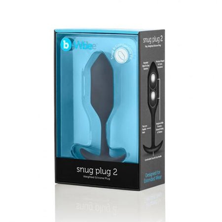 b-Vibe Snug Plug 2 Weighted Silicone Butt Plug - Kink Store