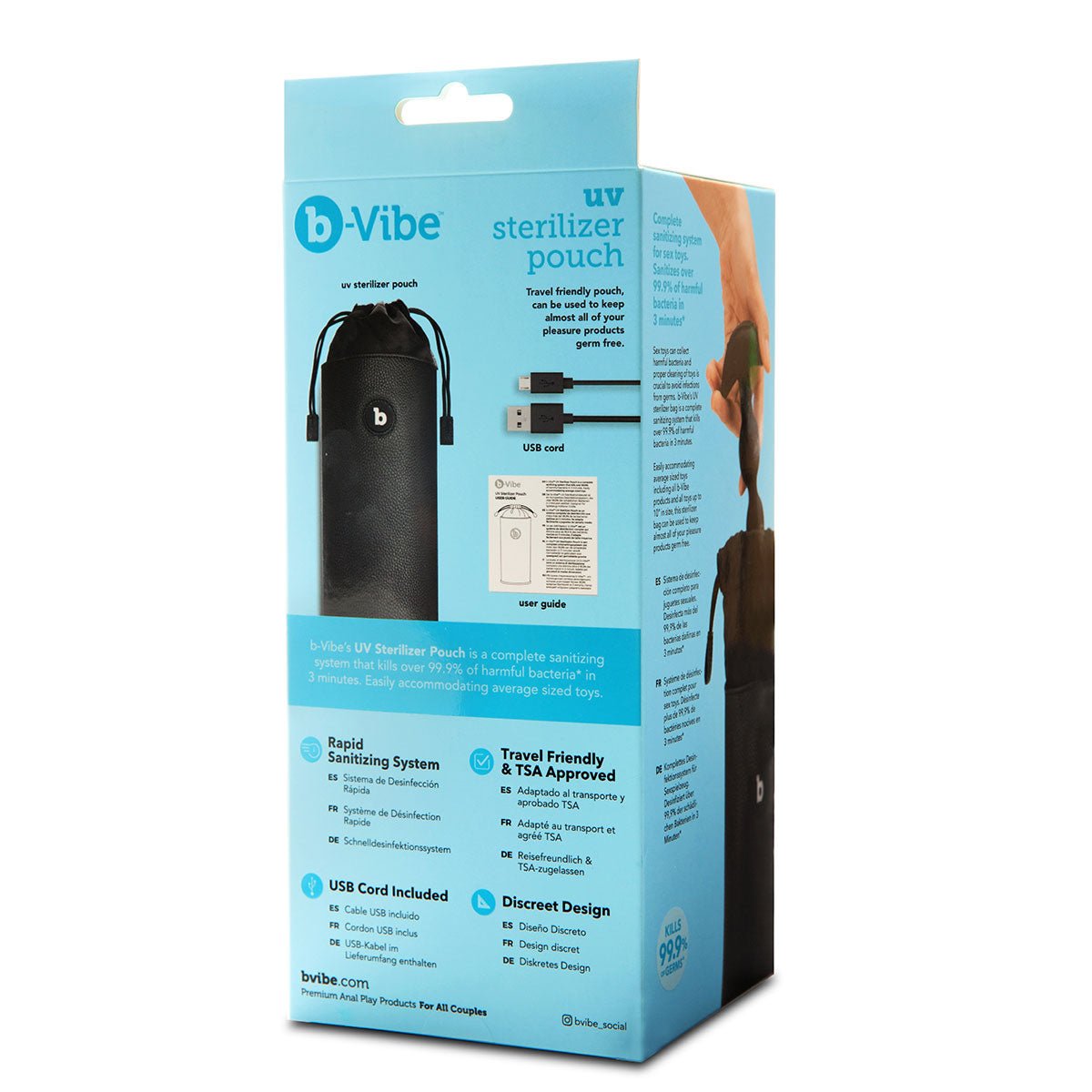 b-vibe UV Sterlizer Pouch - Kink Store