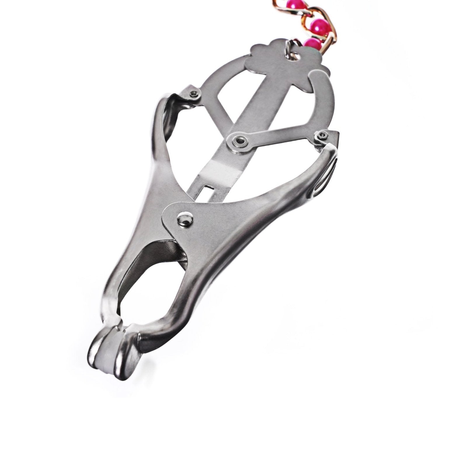 Base By Kink Clover Clamps with Red Ball Chain - Kink Store