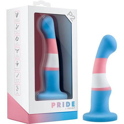 Blush Avant Pride 2 True Blue Dildo - Transgender Pride Flag Colors - Kink Store
