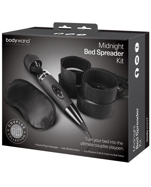 Bodywand Midnight Wand Massager, Restraints, and Blindfold kit - Kink Store