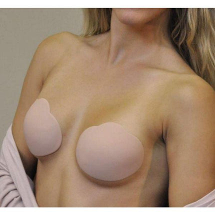 Bring It Up Breast Shapers - Reusuable C-D Cup - Pale - Kink Store