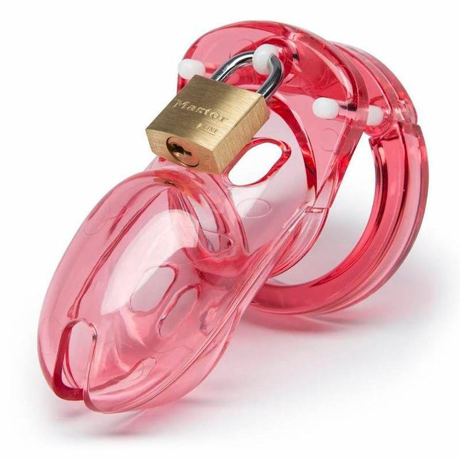 CB-3000 Male Chastity Cage - Pale Pink - Kink Store