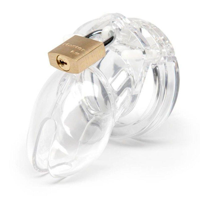 CB-6000S Short Clear Chastity Cage - Kink Store