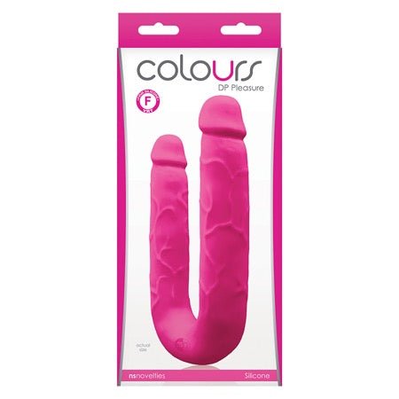Colours DP Pleasures Silicone Double Ended Dildo - Kink Store