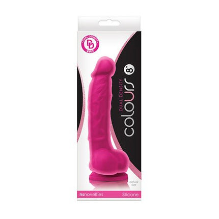 Colours Dual Density 8 Inch Dildo - 5 Colors Available - Kink Store