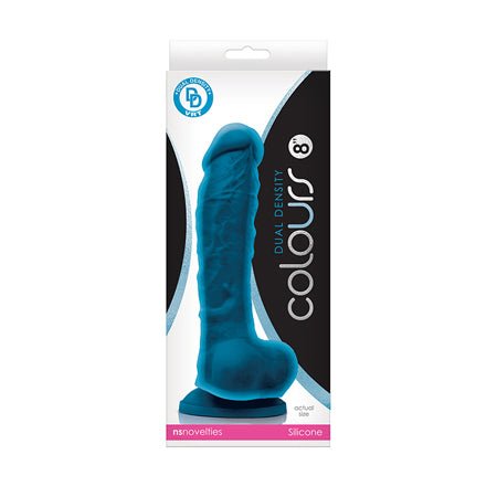 Colours Dual Density 8 Inch Dildo - 5 Colors Available - Kink Store