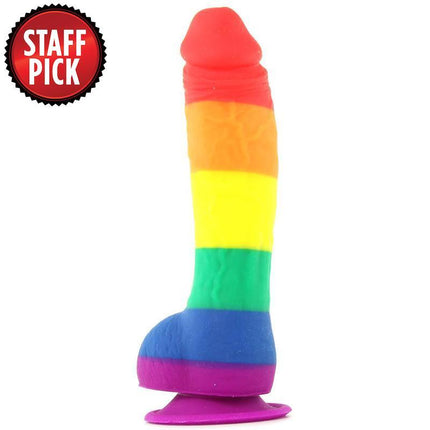 Colours Pride Edition Rainbow Dildo - Kink Store