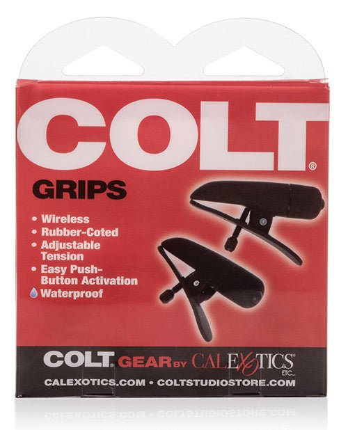 Colt Grips Waterproof Vibrating Nipple Clamps - Kink Store