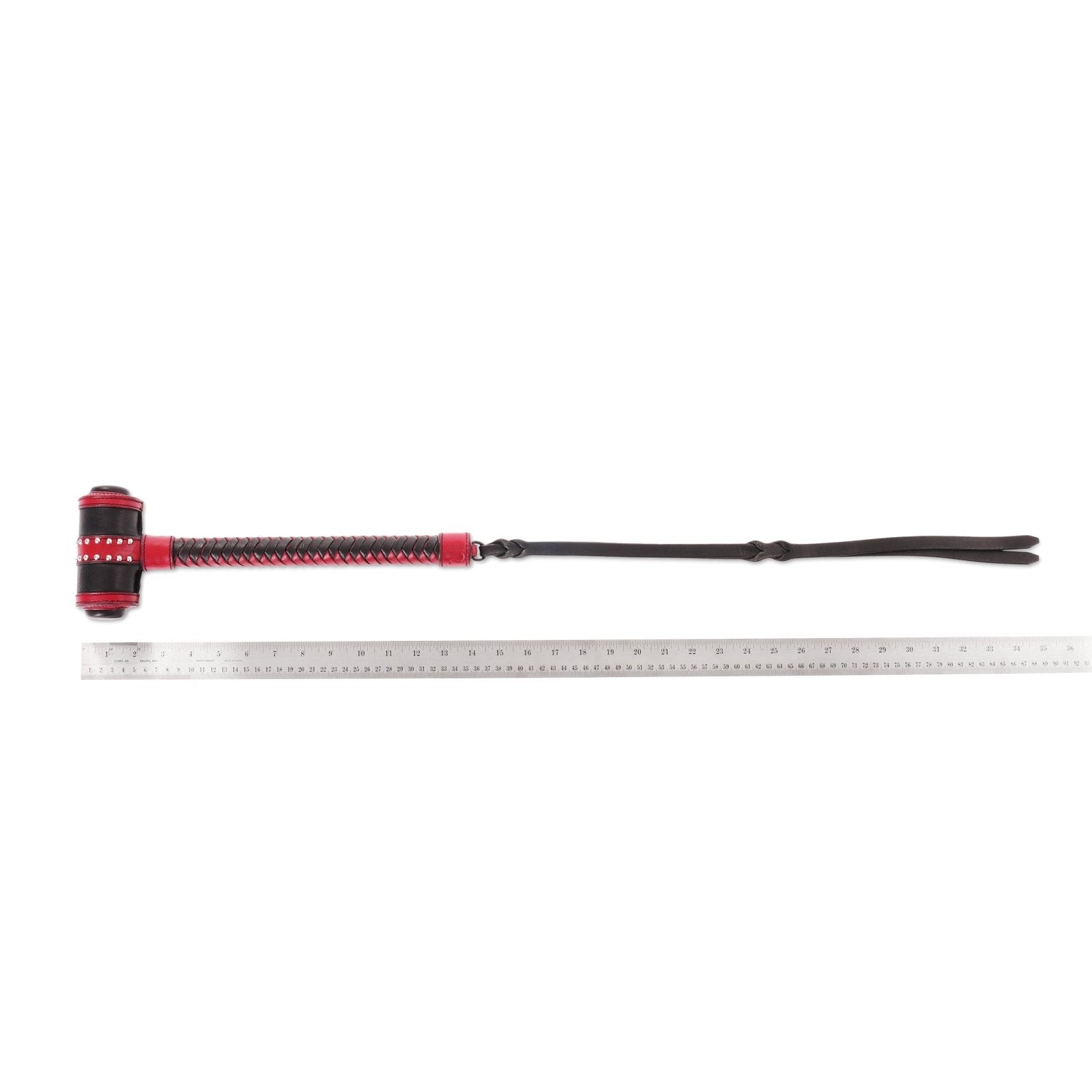 Core by Kink Leather and Suede Red/Black Paddle