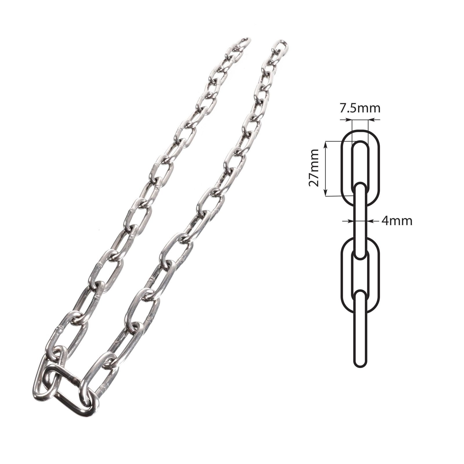 Long Link Stainless Steel Light Chain by Kink | KinkStore – Kink Store
