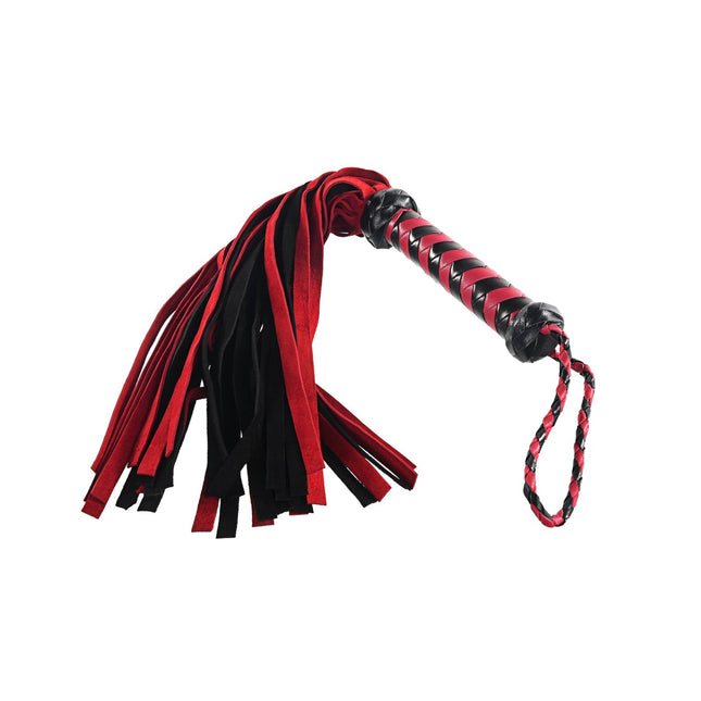 Core By Kink Mini 36 Tail Leather Suede Flogger, 18" - Kink Store