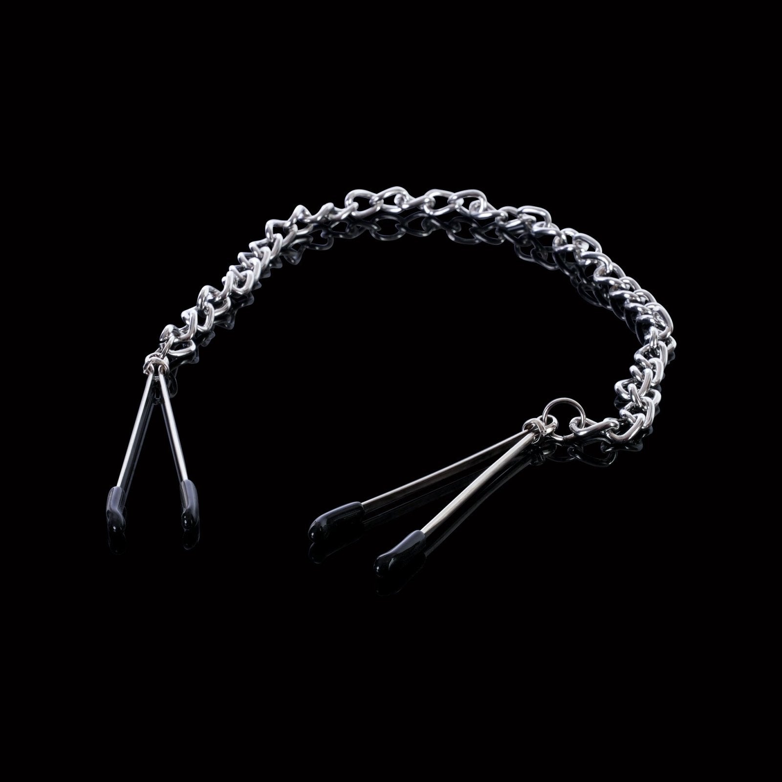 Silver Chain Nipple Clamps By Kink | KinkStore – Kink Store