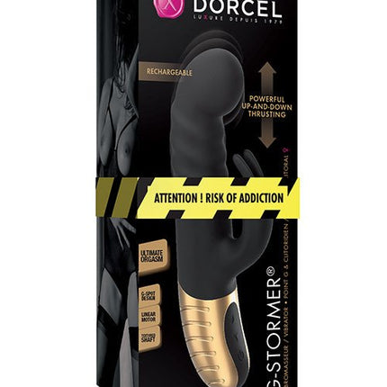 Dorcel G-Stormer Thrusting G-Spot Rabbit Silicone Vibrator - Kink Store