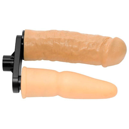 Dual Delight Double Penetration Adapter for Fucking Machine - Sex Toys