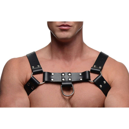 English Bull Dog Harness with Attached Cock Ring - Kink Store