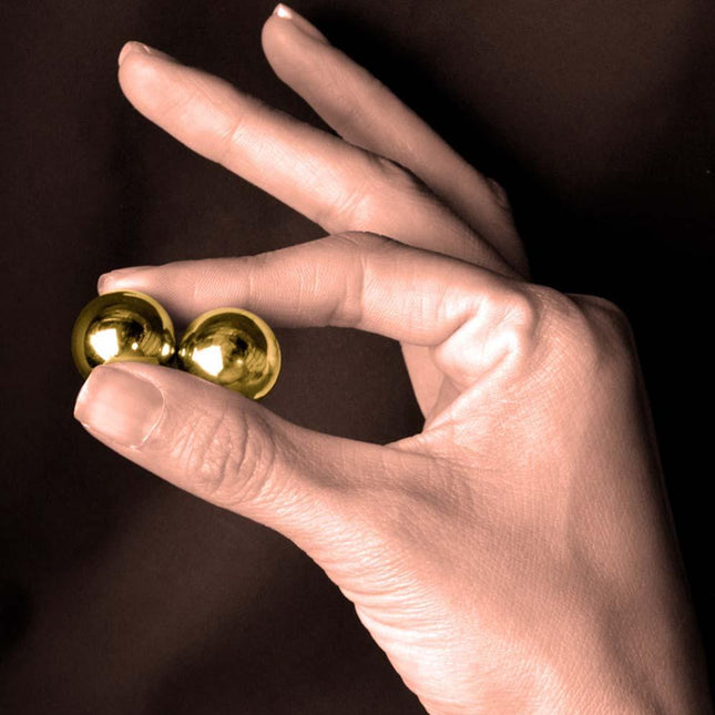 Pipedream Fetish Fantasy Gold Ben Wa Balls Gold - Sex Toys