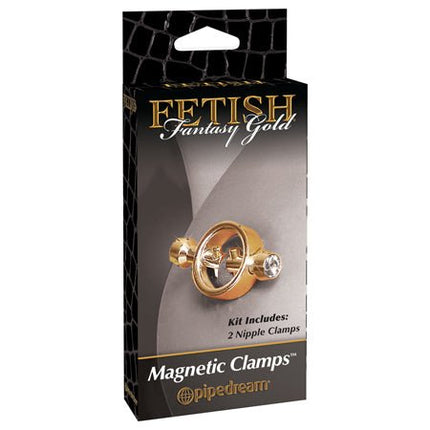 Fetish Fantasy Gold Magnetic Nipple Clamps - Kink Store