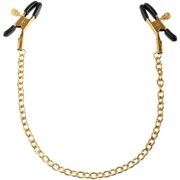Fetish Fantasy Gold - Nipple Chain Clamps - Kink Store