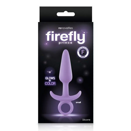 Firefly Prince Ringed Glow In The Dark Anal Plug - 3 Colors Available - Kink Store