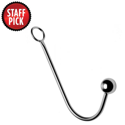 Hooked Stainless Steel Anal Hook - Kink Store