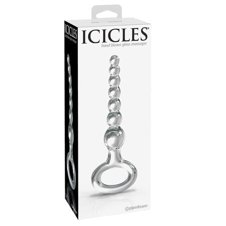 Icicles #67 Beaded Glass Wand - Kink Store
