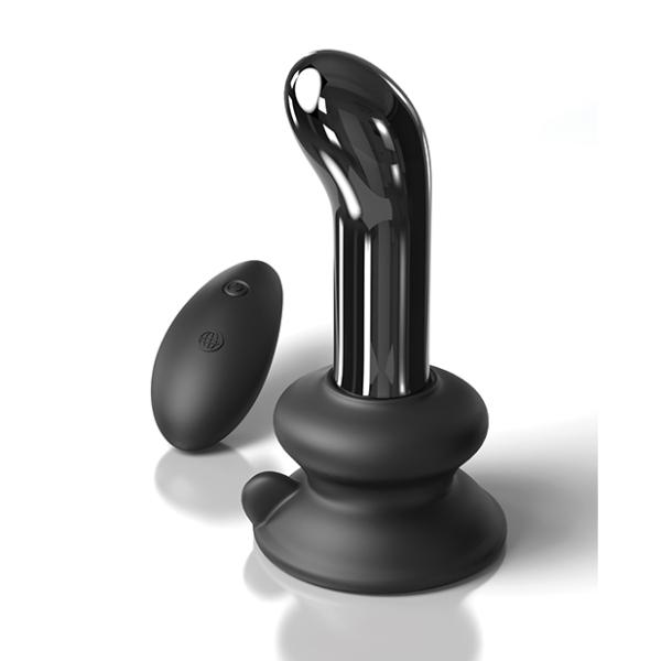 Icicles No. 84 Glass Vibrating Butt Plug with Remote Control and Suction Cup - Kink Store