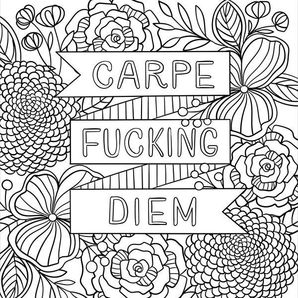 Inner Fucking Peace Coloring Book - Kink Store