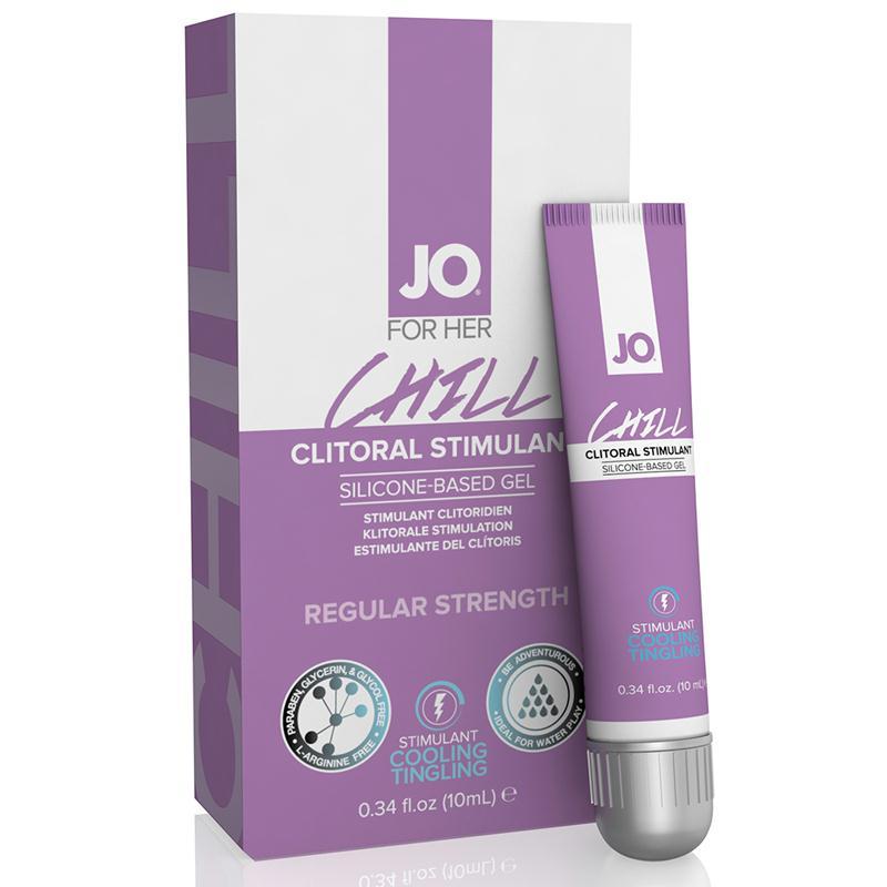 JO Chill Clitoral Gel - Cooling Stimulant - Silicone Based - 0.34 oz - Kink Store