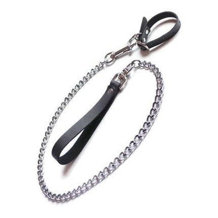 Kinklab Buckling Cock Ring and Chain Leash Set - Kink Store