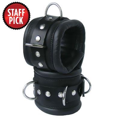 Kink's Deluxe Padded Slave Wrist Cuffs - Kink Store