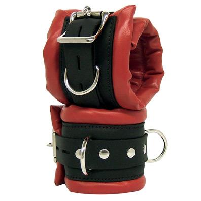 Kink's Deluxe Padded Slave Wrist Cuffs - Kink Store