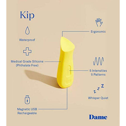 Kip Clit Stimulator - Rechargeable Waterproof Lipstick Vibrator - Kink Store